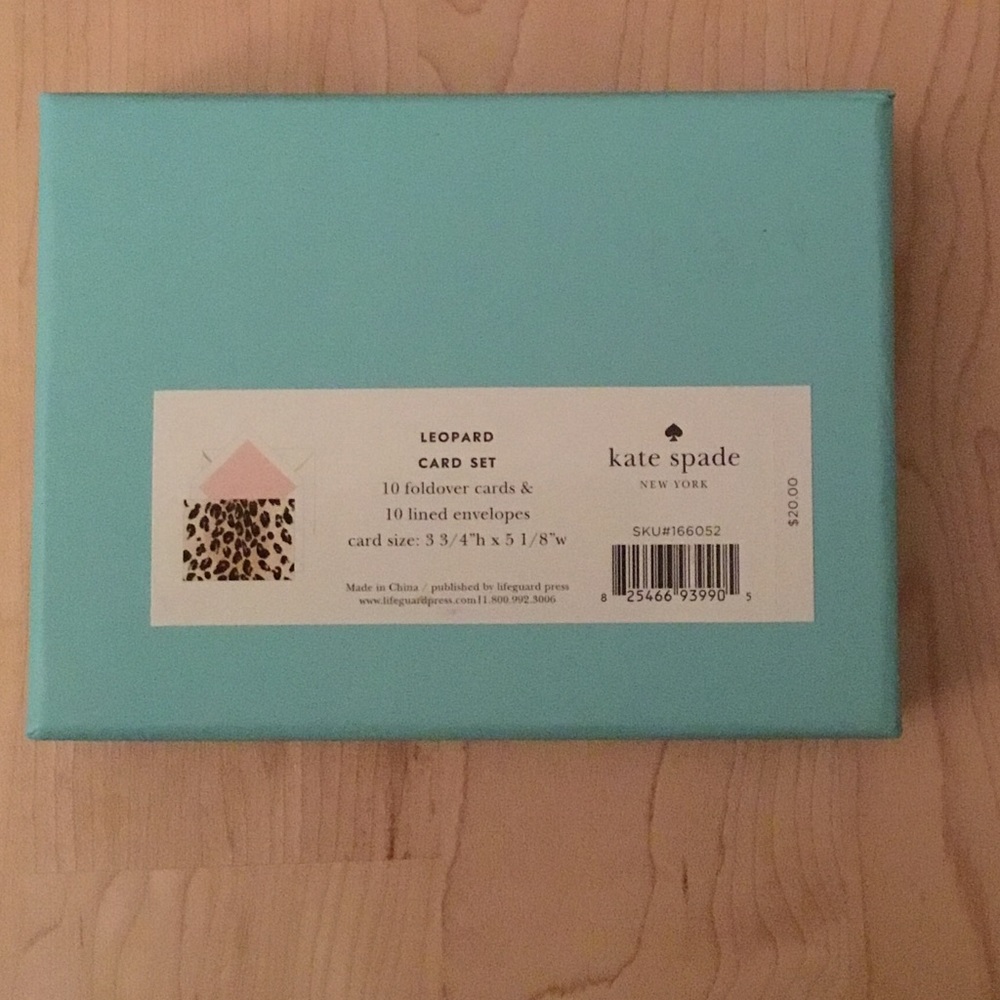 NWT kate spade ♠️ 5 piece leopard desk bundle - Picture 4 of 7